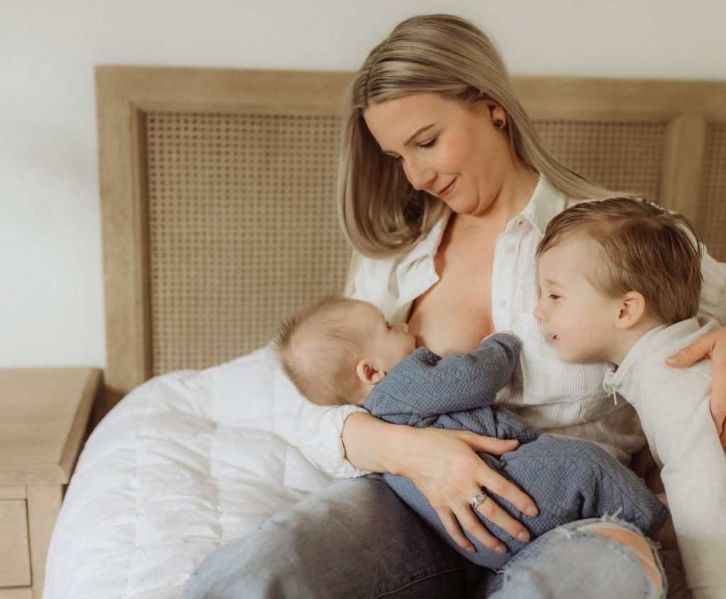 Nipples while breastfeeding