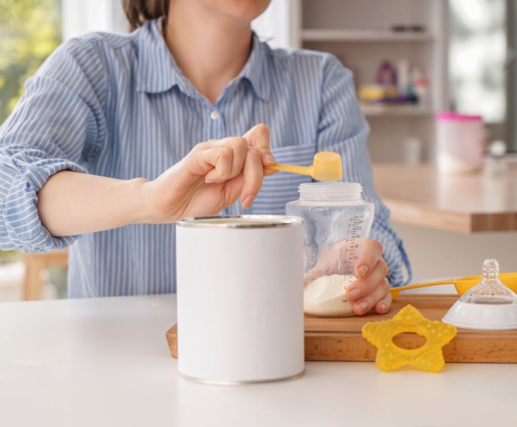 Preparing baby formula