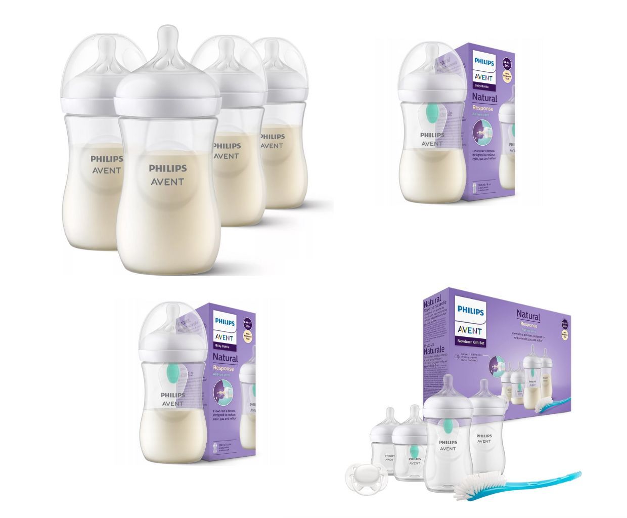 Philips Avent Natural Response vs. AntiColic Baby Bottles